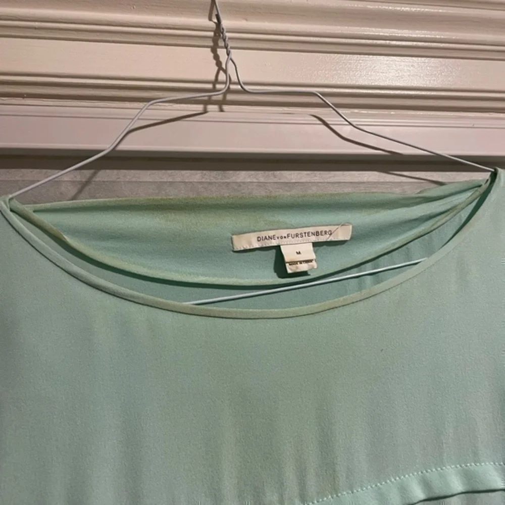 DVF BLUE OVERSIZED TOP SIZE MEDIUM